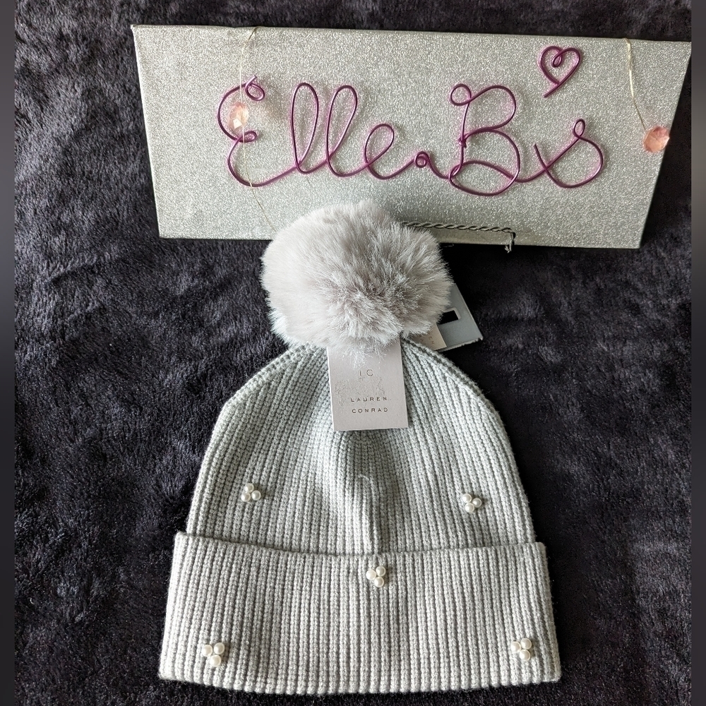 Lauren Conrad Hat Gray